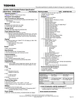 Toshiba C655D-S5230 PSC0YU-019002 User Manual
