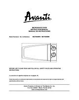 Avanti MO7080MW User Manual