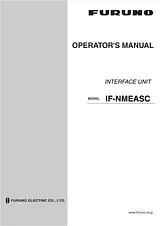 Furuno IF-NMEASC Manual De Usuario