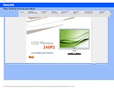 Philips LCD monitor with Pivot base, USB, Audio 240P2ES 240P2ES/00 Benutzerhandbuch