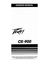 Peavey CS-900 Manual Do Utilizador