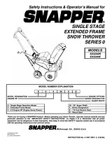 Snapper SX5200E Benutzerhandbuch