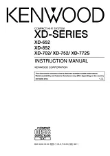 Kenwood XD-752 用户手册