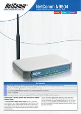 Netcomm NB504 クイック設定ガイド