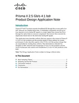 Cisco Cisco Prisma II EDR Receiver テクニカルリファレンス