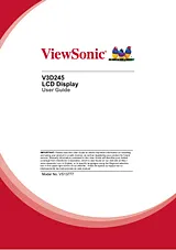 Viewsonic VS13777 Справочник Пользователя