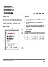 Transcend Information TS16GSSD25S-S Manuel D’Utilisation