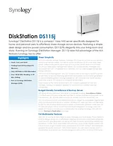 Synology DS115J + 1x 2TB DS115J_2TB_WD_GREEN Benutzerhandbuch