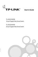 TP-LINK TL-SG2216WEB User Manual