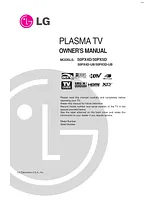 LG 50PX4D User Manual