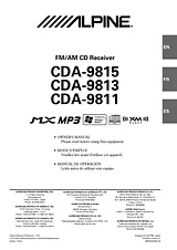 Alpine CDA-9811 사용자 가이드