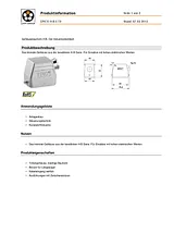 Lappkabel EPIC® H-B 6 TS M20 Sleeve casing laterally 19012000 Fiche De Données