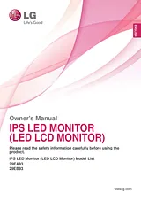 LG 29EA93-P Owner's Manual