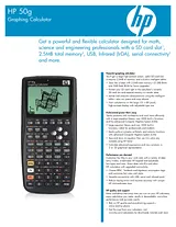 HP 50g F2229AA Leaflet