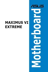 ASUS MAXIMUS VI EXTREME Manual De Usuario