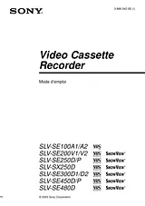 Sony SLV-SX250D User Manual