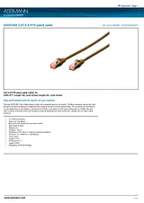 ASSMANN Electronic DK-1644-030/BR Leaflet