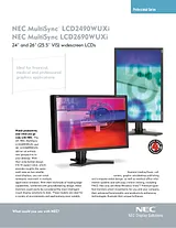 NEC LCD2490WUXI Broschüre