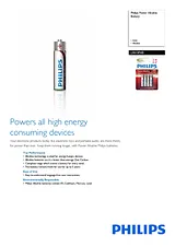 Philips Battery LR03P4B LR03P4B/10 产品宣传页
