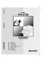 Sharp FO-3150 사용자 설명서
