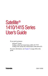 Toshiba 1410-304 Guía Del Usuario
