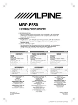 Alpine MRP-F550 Manual De Usuario