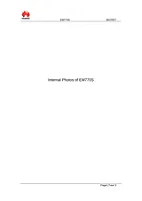 Huawei Technologies Co. Ltd EM770S Internal Photos