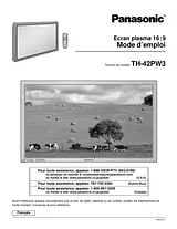 Panasonic th-42pw3u Mode D’Emploi