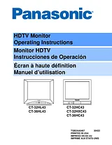 Panasonic CT-36HC43 Справочник Пользователя