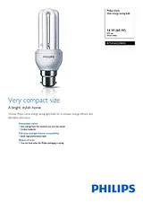 Philips Stick energy saving bulb 8710163229003 8710163229003 전단