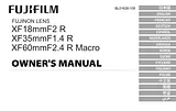 Fujifilm XF60MMF2.4 R MACRO Benutzerhandbuch