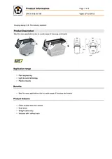 Lappkabel EPIC® H-B 24 TBF M32 Couple casing with 2 transverse bow, straight 19117000 Data Sheet