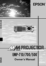 Epson EMP-710 ユーザーズマニュアル