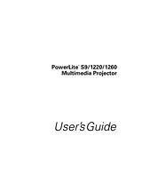 Epson 1220 User Manual