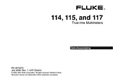 Fluke 115 Digital Multimeter LCD, 6000 counts 2583583 Data Sheet