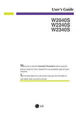 LG W2040S-PN Owner's Manual