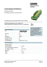 Phoenix Contact Passive module FLKM 50/KDS3-MT/PPA/PLC 2290614 2290614 Data Sheet
