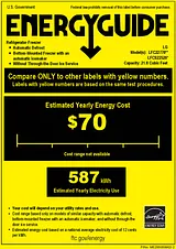 LG LFCS22520S Energy Guide
