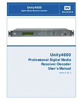 Wegener Communications UNITY 4600 Manuel D’Utilisation