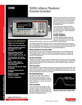 Keithley 3390 Function Generator, Frequency Generator 3390 Data Sheet
