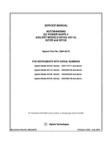 Agilent Technologies 6010A User Manual
