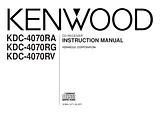 Kenwood KDC-4070RV ユーザーズマニュアル