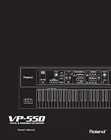 Roland VP-550 オーナーマニュアル