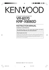 Kenwood KRF-X9060D ユーザーズマニュアル