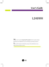 LG L246WH-BN Owner's Manual