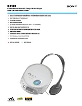 Sony D-F200 Guide De Spécification