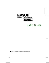 Epson 850Ne Guide De Montage