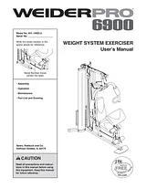 Weider PRO 6900 SYSTEM 14922 Manual Do Utilizador