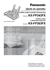 Panasonic KXFP363FX Руководство По Работе
