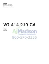 Gaggenau VG414210CA Installation Instruction